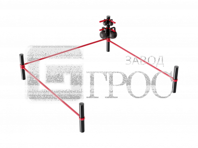 Стойка с гирями (для выполнения испытания (теста) ГТО 
